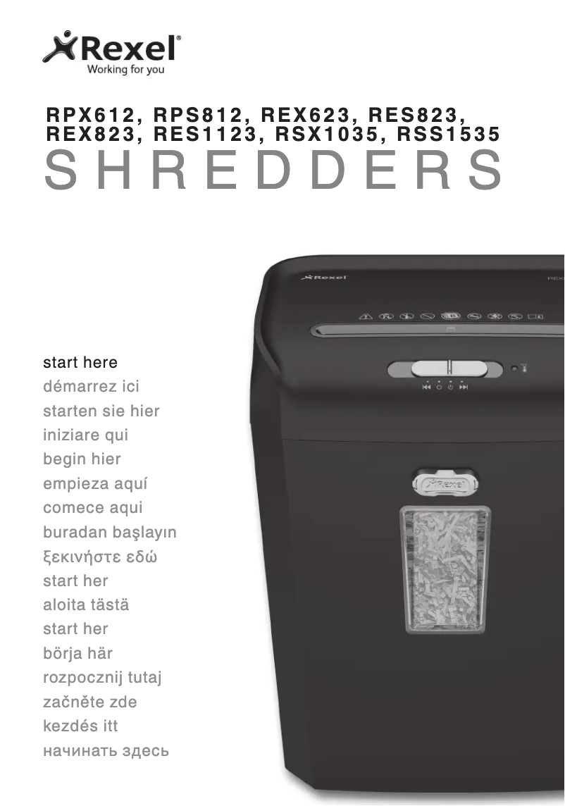 Página 1 del manual Manual de usuario Rexel Promax RES823