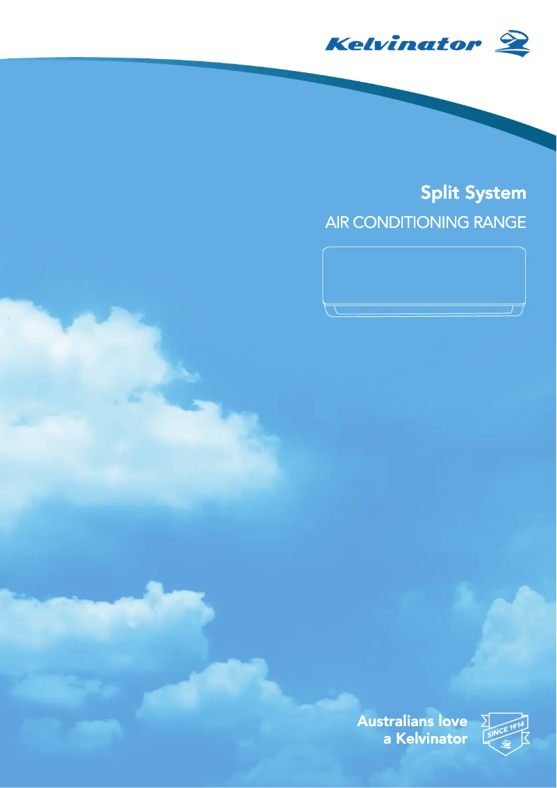 Página 1 del manual Folleto Kelvinator KSD35HWJ