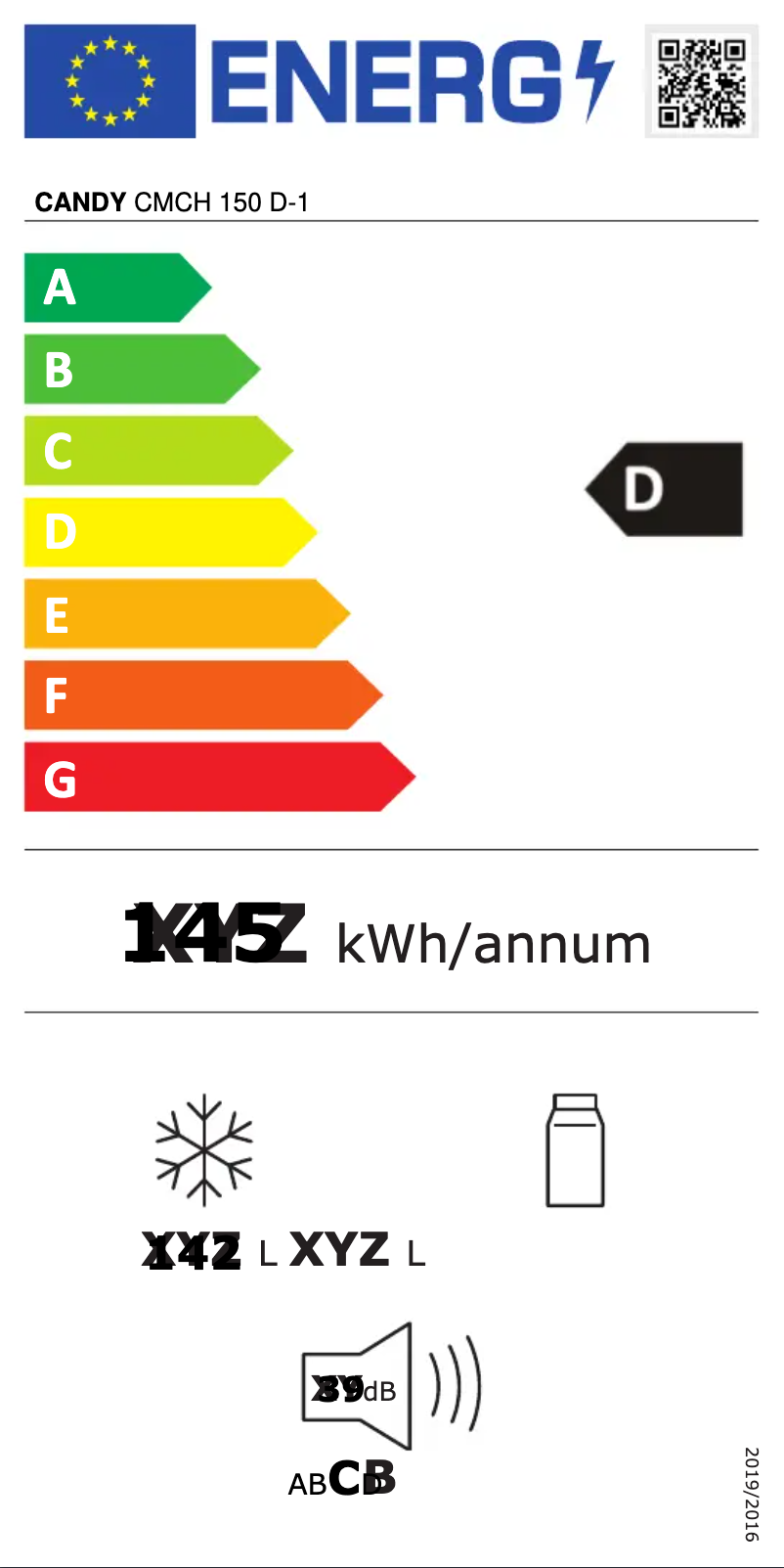 Imagen de la primera página del manual del dispositivo CMCH 150 D-1