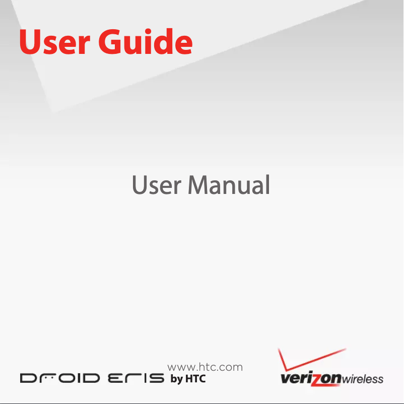 Página nº 1 - Manual de usuario HTC Droid Eris