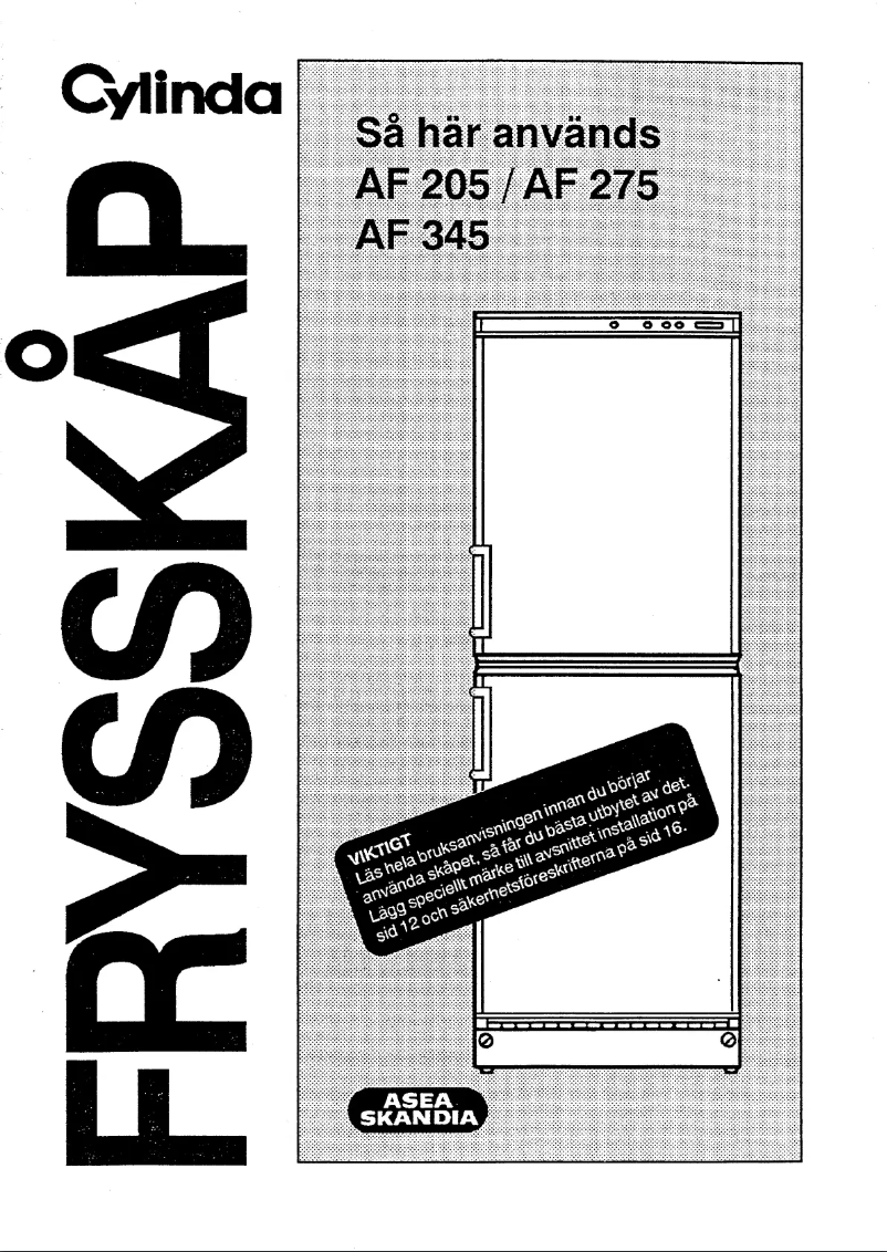 Imagen de la primera página del manual del dispositivo AF 345