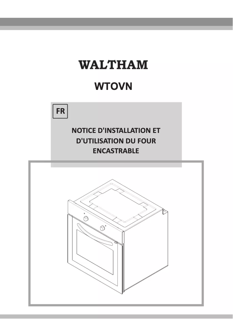 Página 1 del manual Manual de usuario Waltham WTOVN