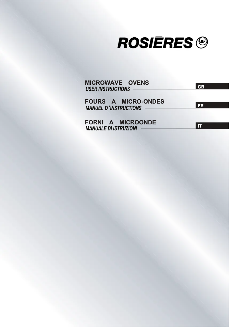 Imagen de la primera página del manual del dispositivo RMG20/1PN