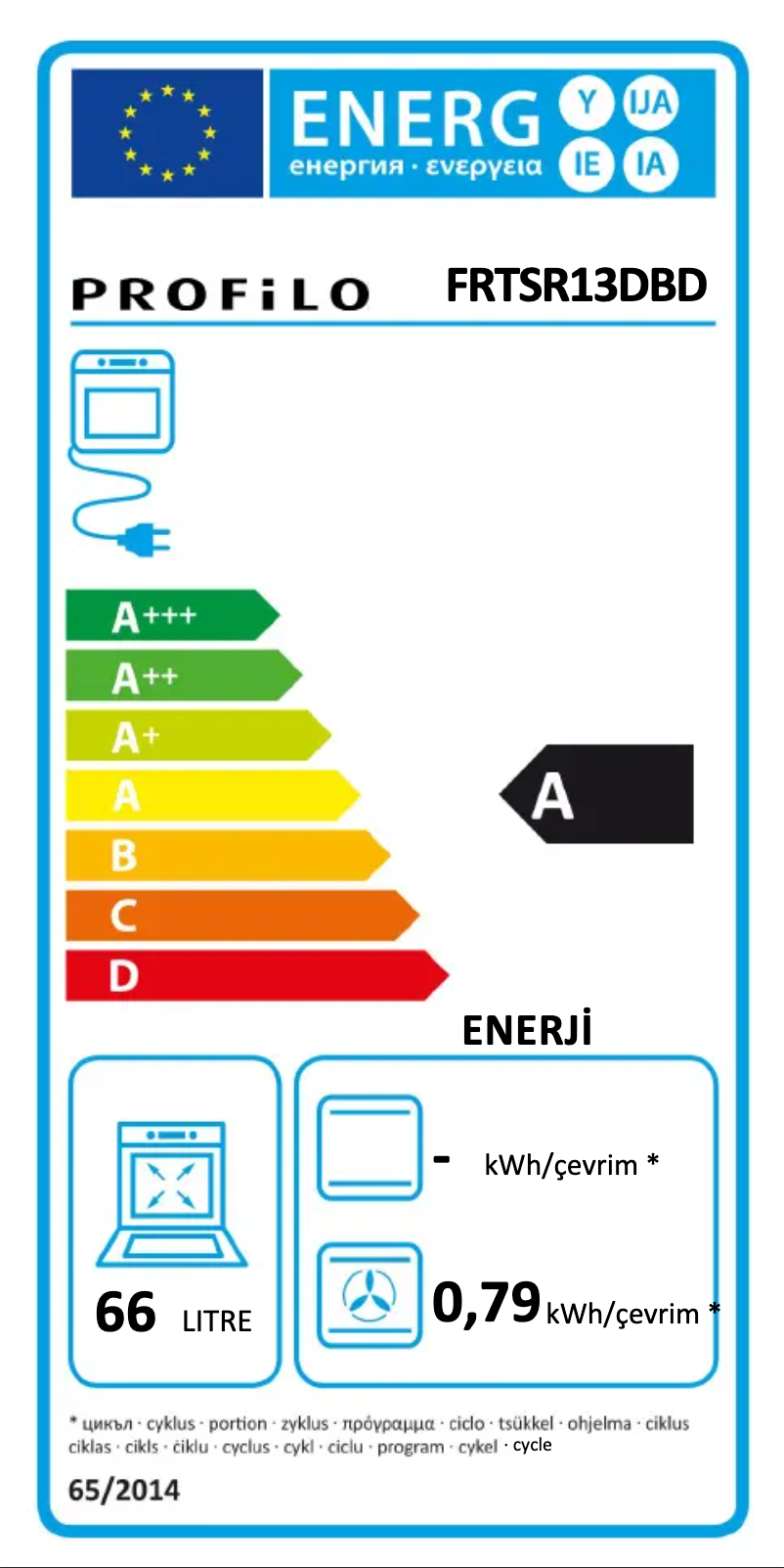 Imagen de la primera página del manual del dispositivo FRTSR13DBD