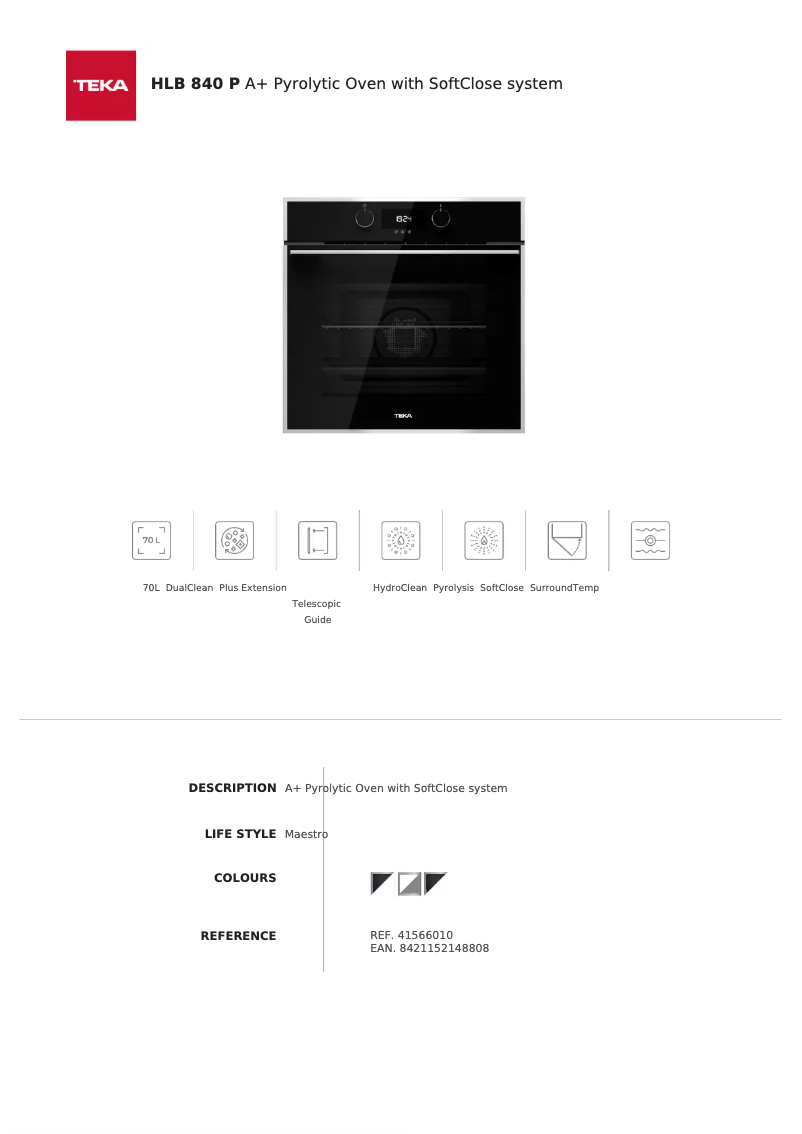 Imagen de la primera página del manual del dispositivo HLB 840 P