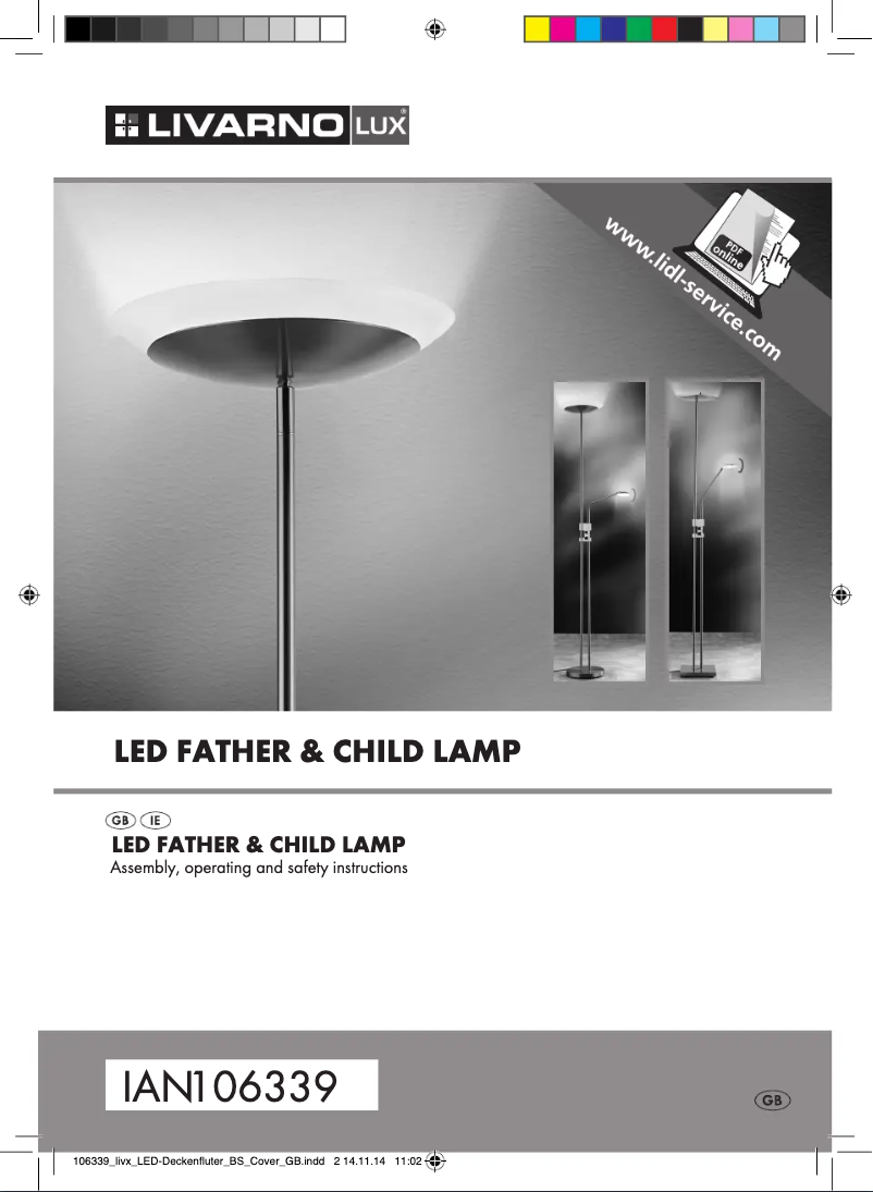 Página 1 del manual Manual de usuario Livarno Lux IAN 106339