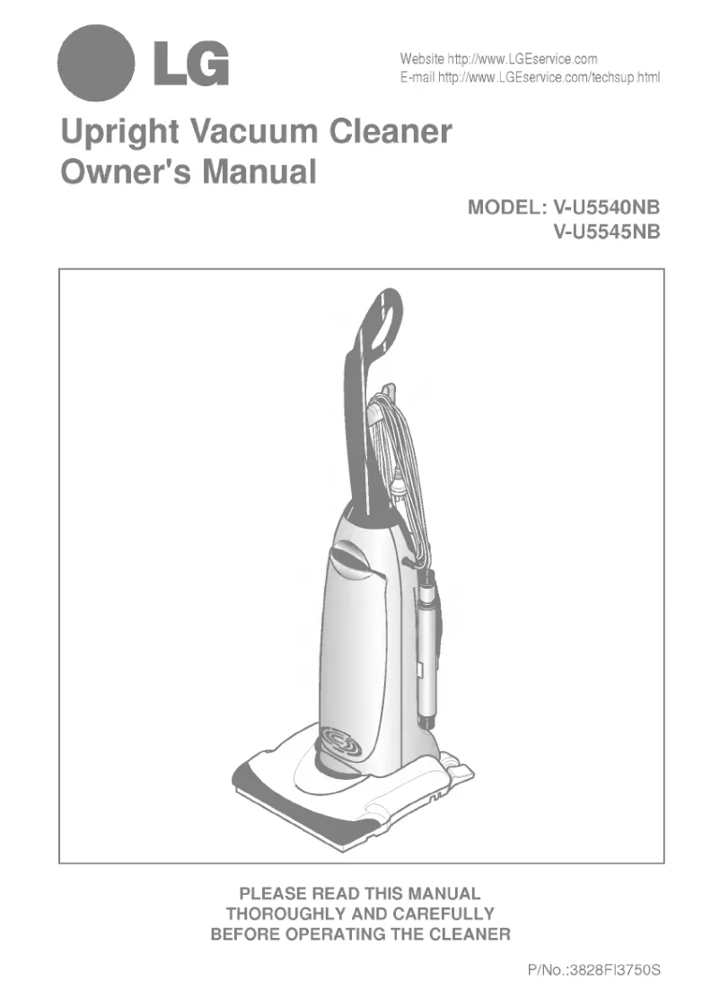 Página nº 1 - Manual de usuario LG V-U5545NB