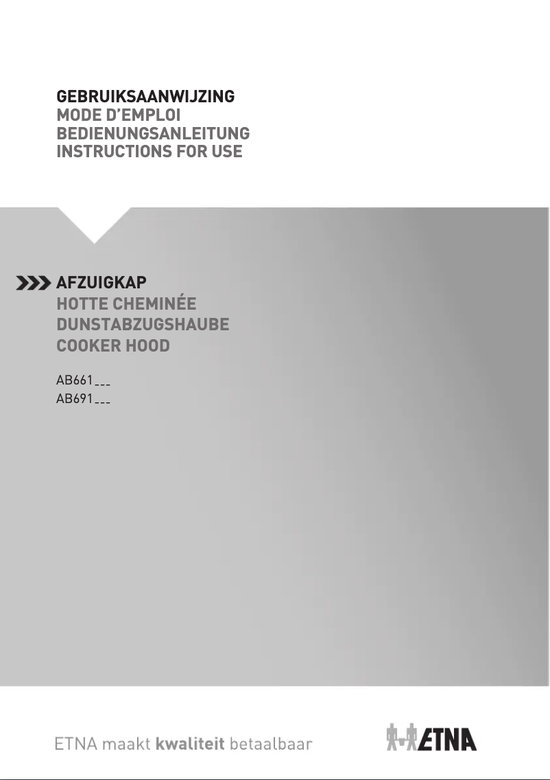 Imagen de la primera página del manual del dispositivo AB691RVS