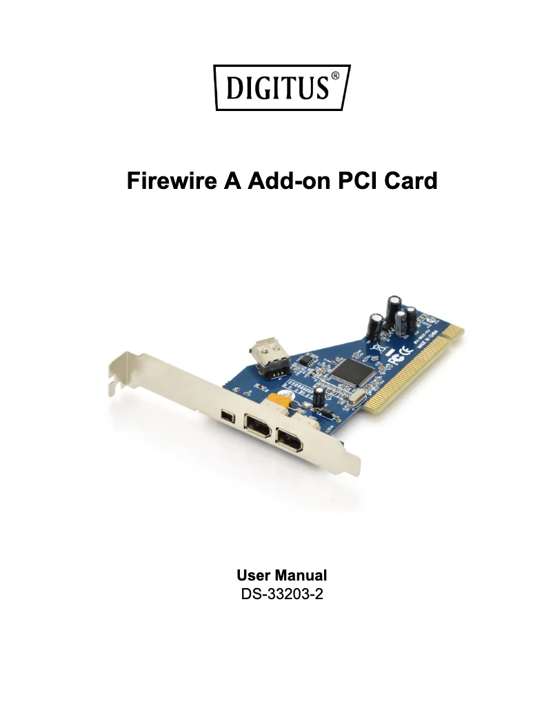 Página 1 del manual Manual de usuario Digitus DS-33203-2