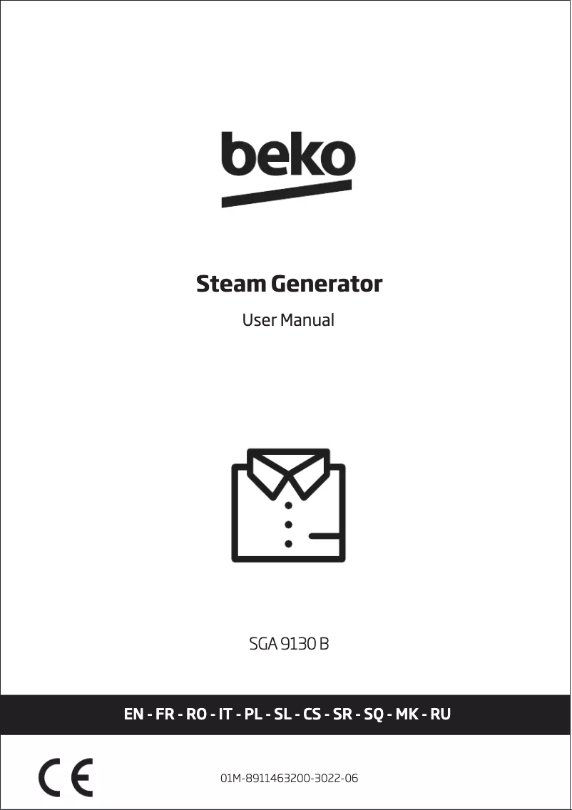 Imagen de la primera página del manual del dispositivo SGA 9130 B