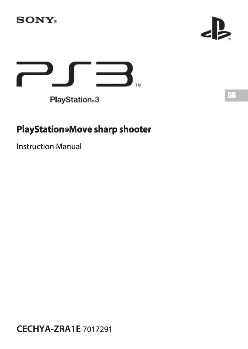 Imagen de la primera página del manual del dispositivo PlayStation Move Navigation Controller PS3