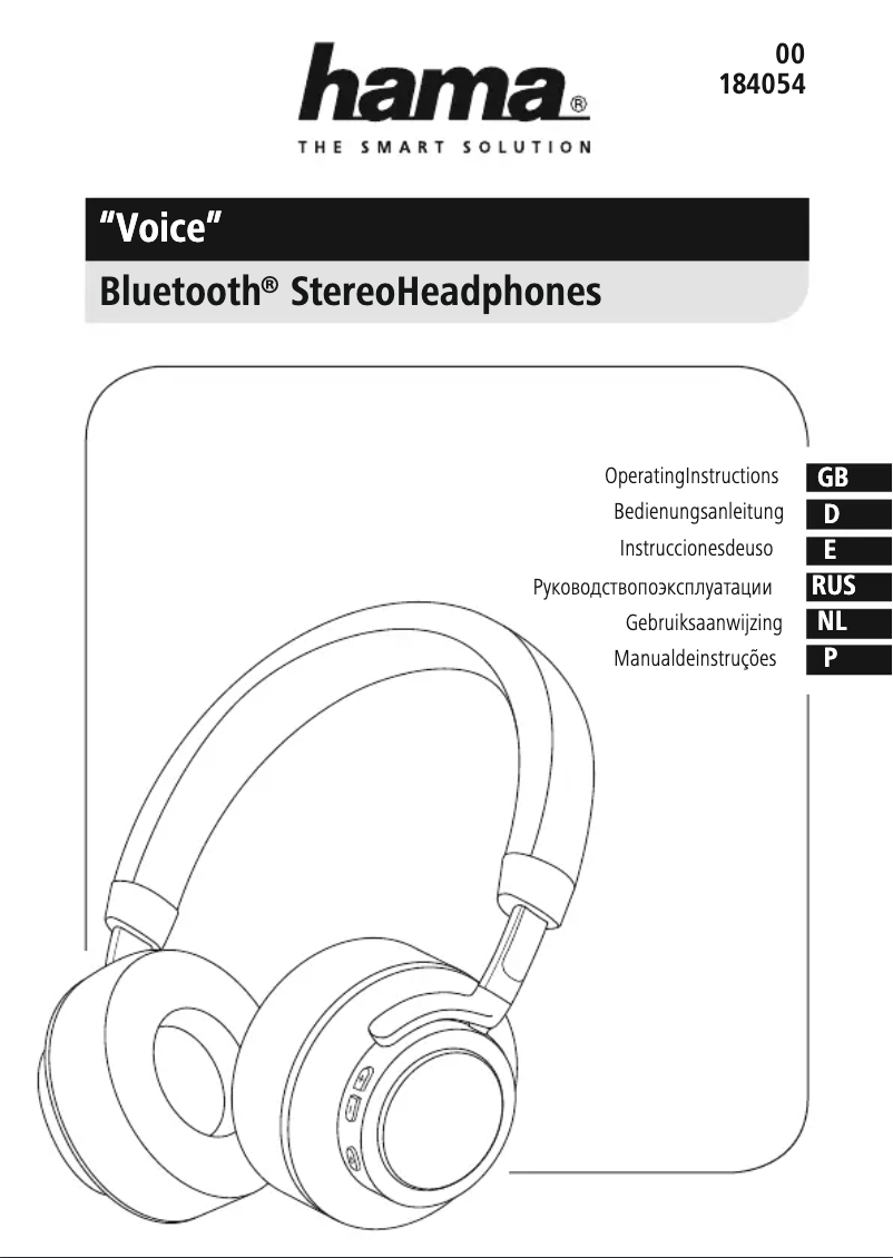 Imagen de la primera página del manual del dispositivo Voice 00184054
