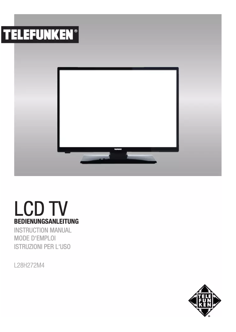 Imagen de la primera página del manual del dispositivo L28H272M4