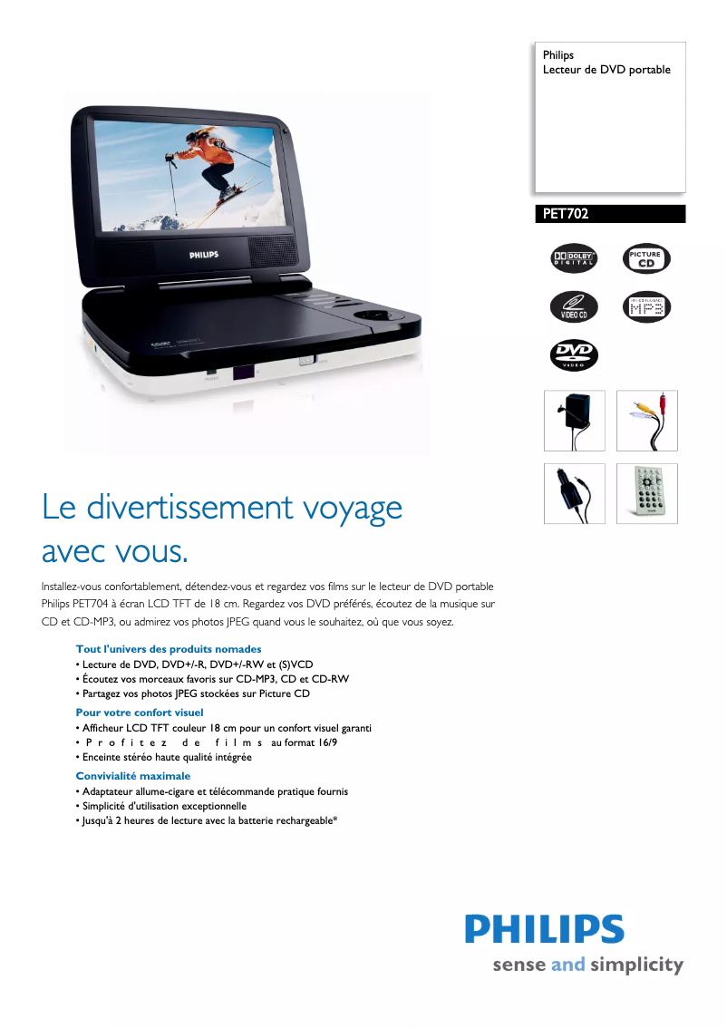 Imagen de la primera página del manual del dispositivo PET702