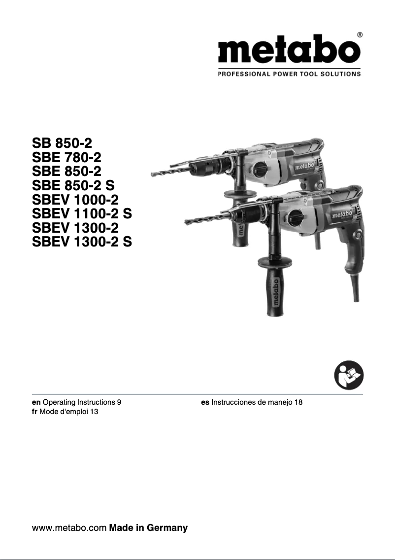 Imagen de la primera página del manual del dispositivo SBEV 1000-2