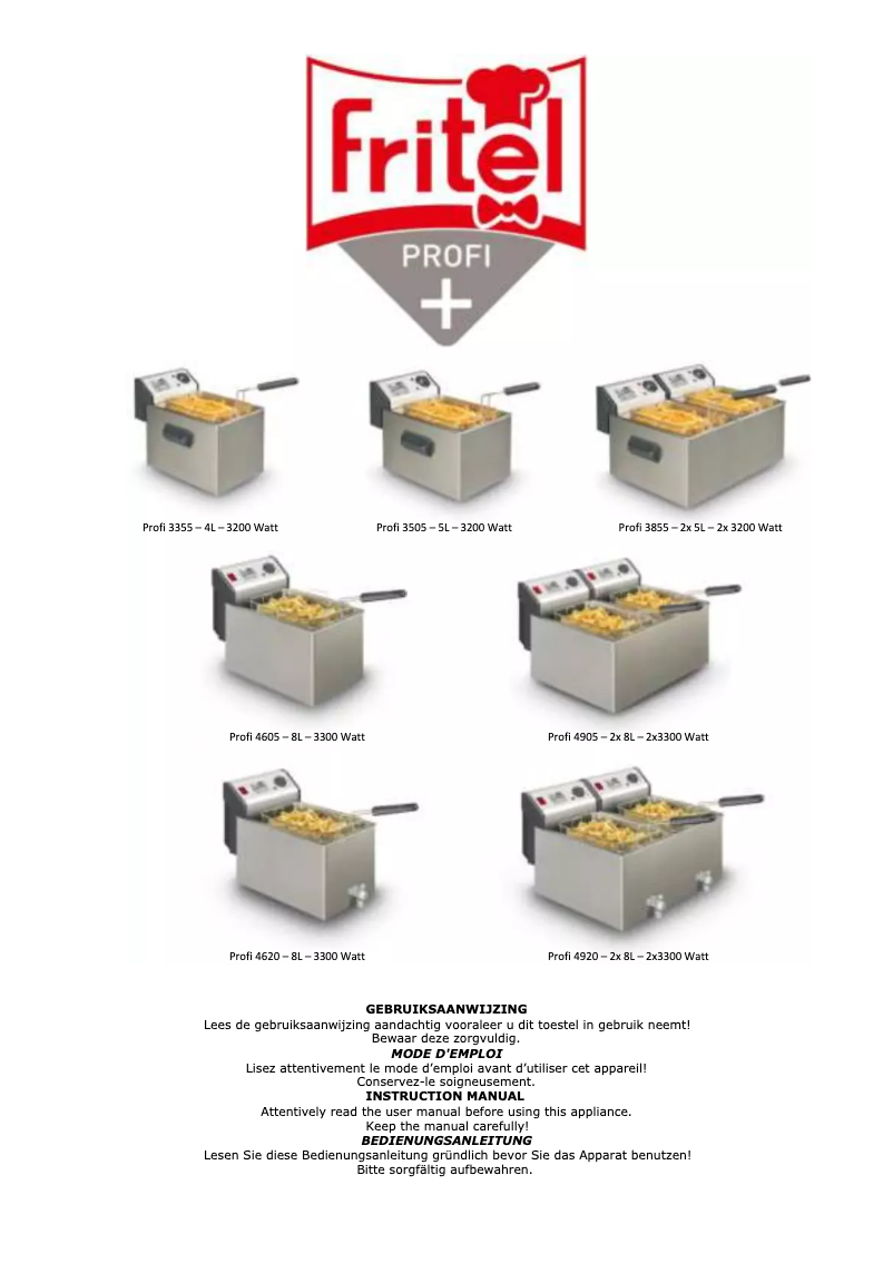 Imagen de la primera página del manual del dispositivo Turbo SF 3355
