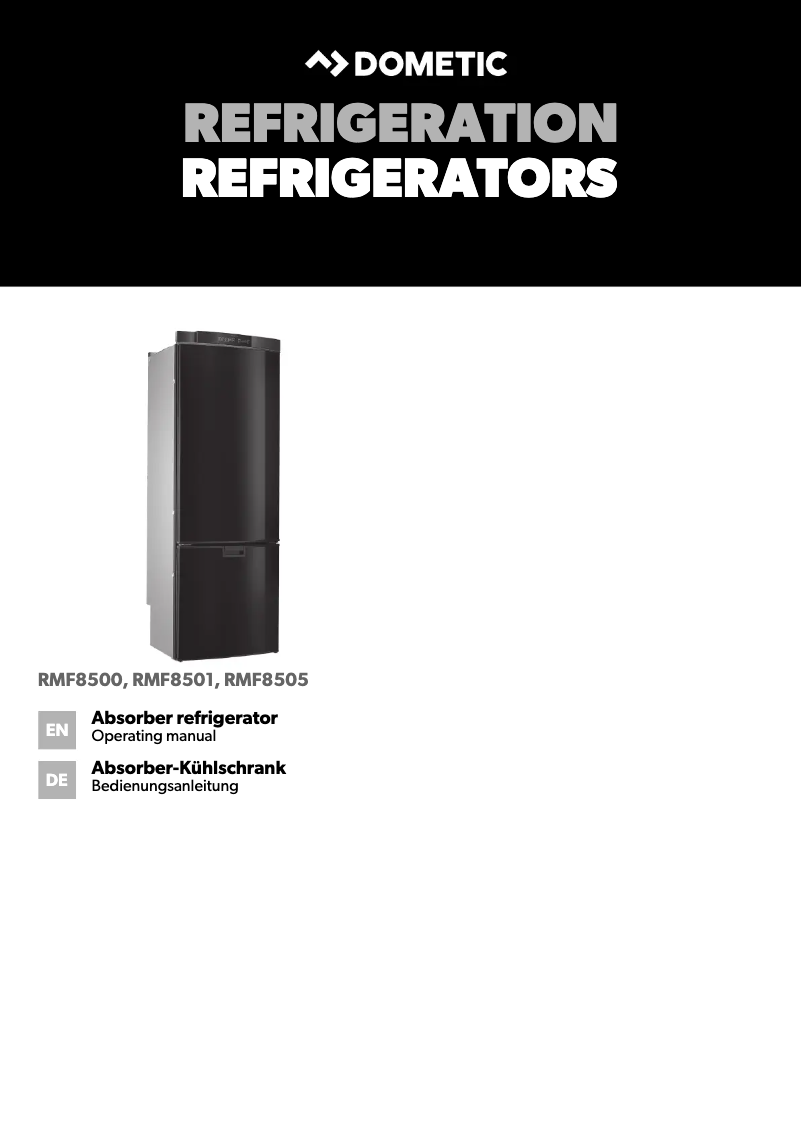Imagen de la primera página del manual del dispositivo RMF 8505