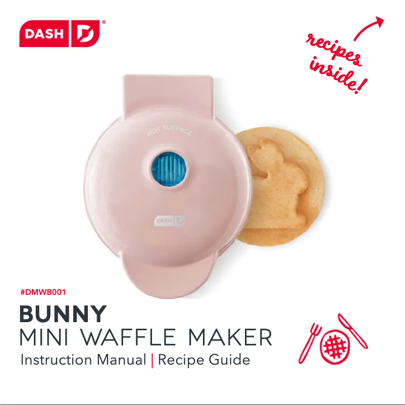 Página 1 del manual Manual de usuario Dash Bunny Mini DMWB001RS