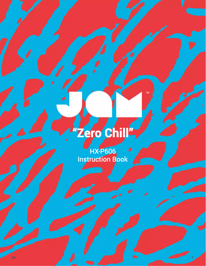 Página nº 1 - Manual de usuario Jam Zero Chill HX-P606