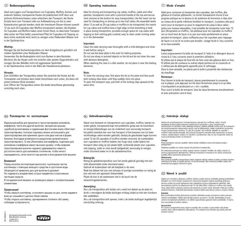 Página 1 del manual Manual de usuario Xavax 111595