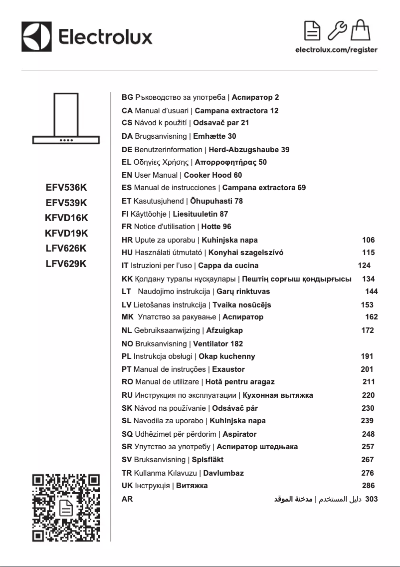 Imagen de la primera página del manual del dispositivo KFVD16K