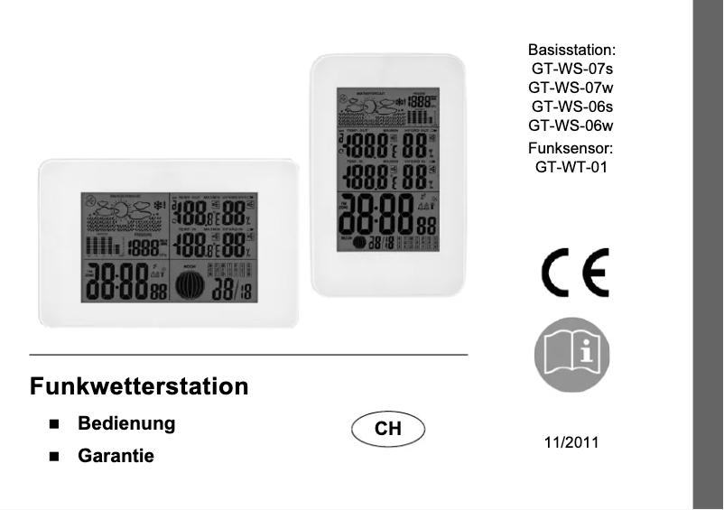 Página 1 del manual Manual de usuario GlobalTronics GT-WS-06s