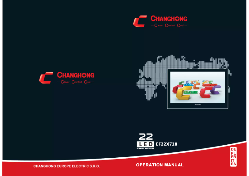 Imagen de la primera página del manual del dispositivo EF22X718