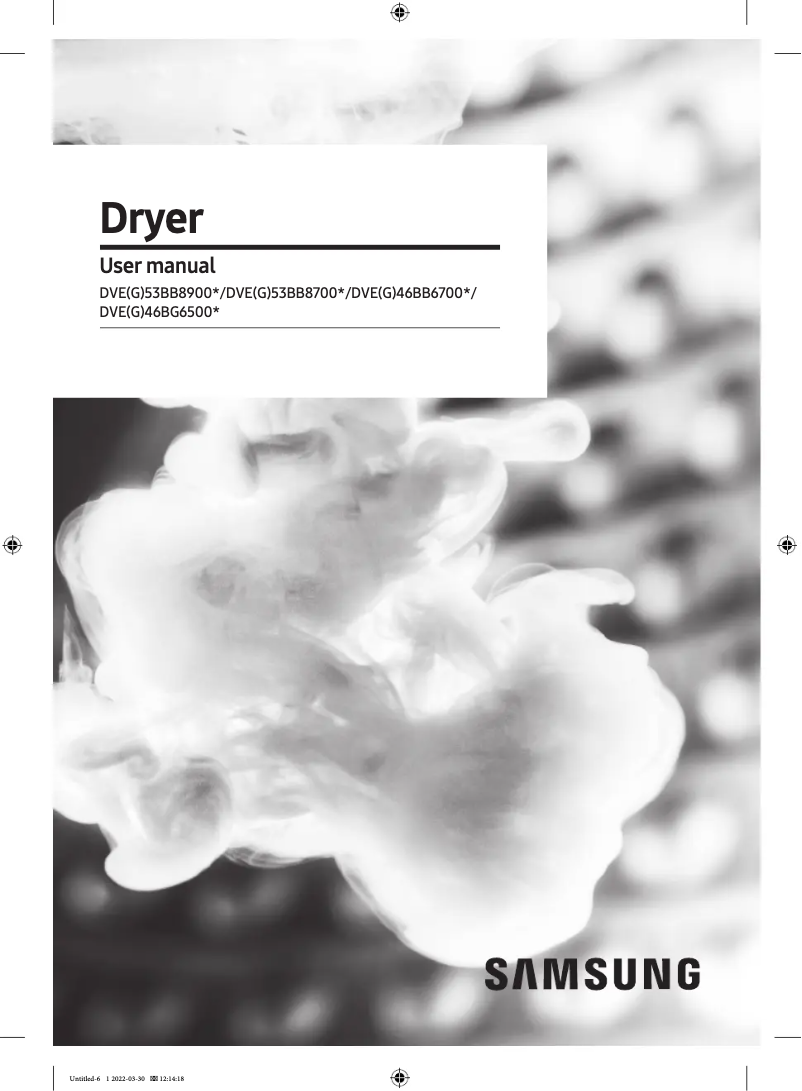 Imagen de la primera página del manual del dispositivo DVG46BB6700D