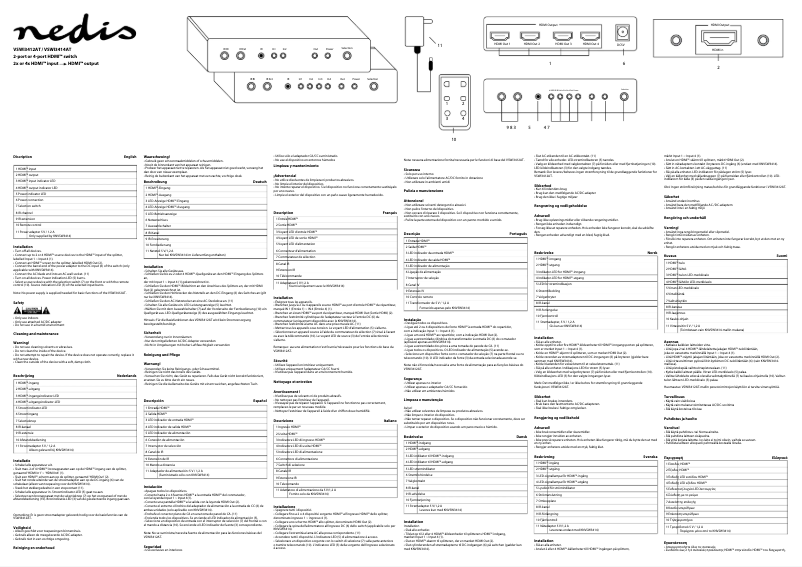 Imagen de la primera página del manual del dispositivo VSWI3412AT