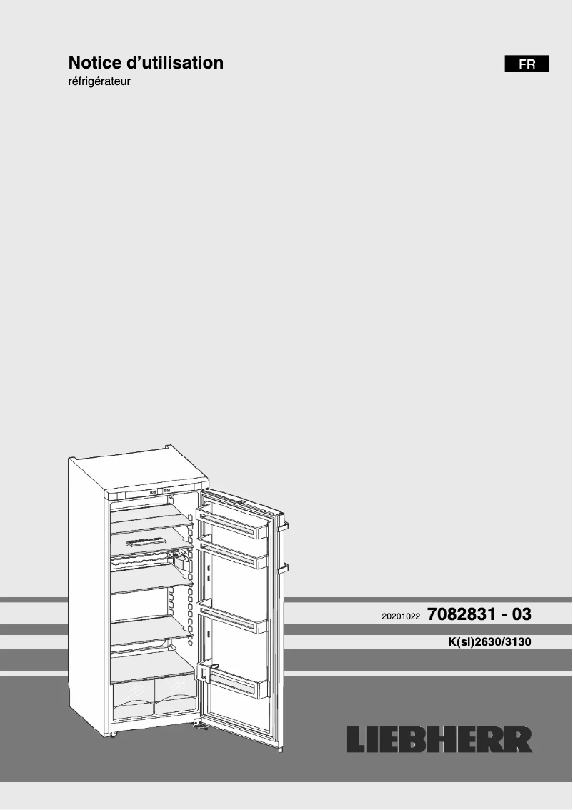 Imagen de la primera página del manual del dispositivo K 3130
