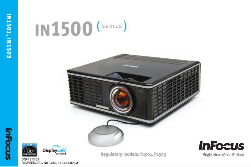 Imagen de la primera página del manual del dispositivo IN1503