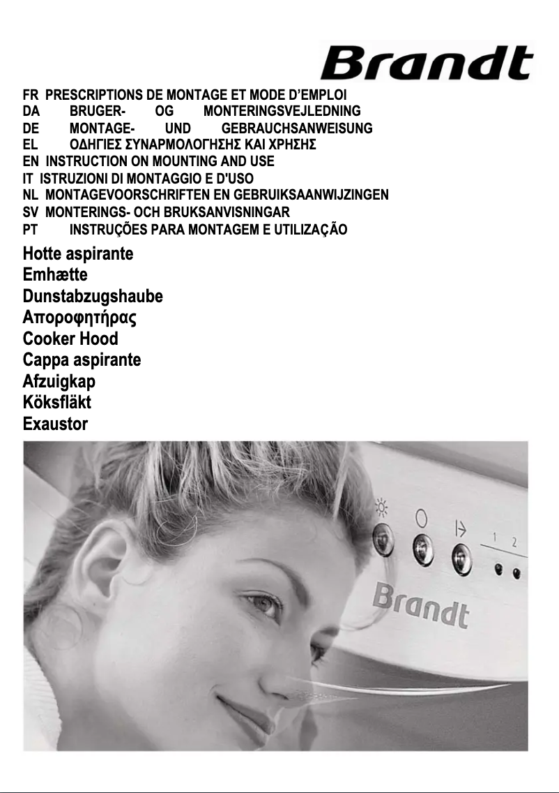 Página 1 del manual Manual de usuario Brandt AD1049W