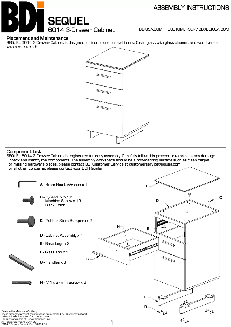 Imagen de la primera página del manual del dispositivo Sequel 6001