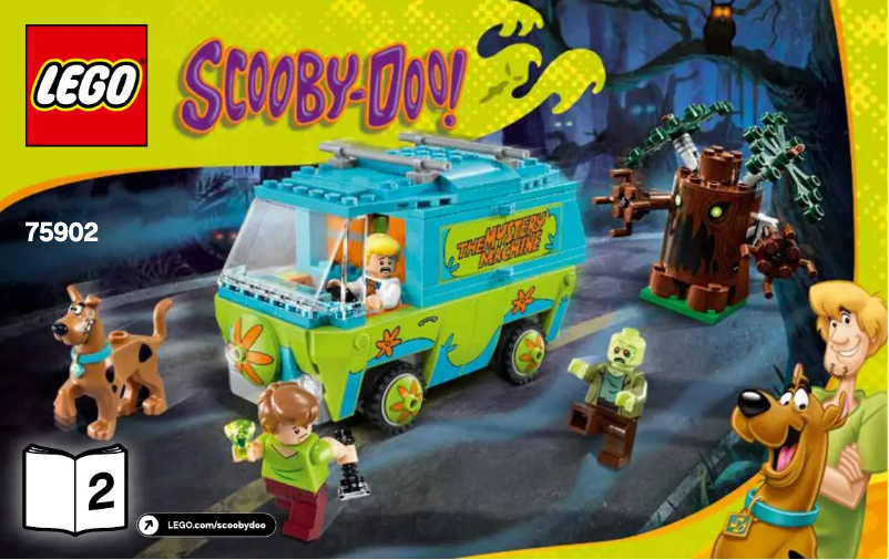 Página 1 del manual Manual de usuario Lego Scooby Doo 75902