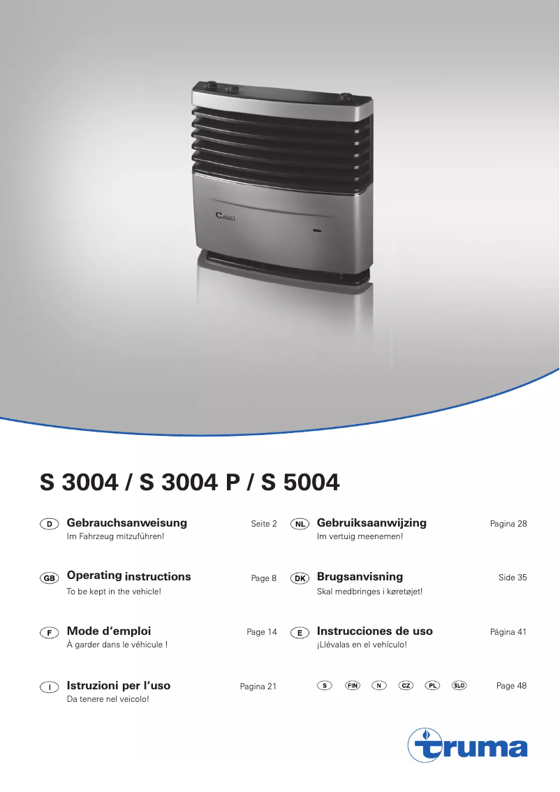 Imagen de la primera página del manual del dispositivo S 3004 P