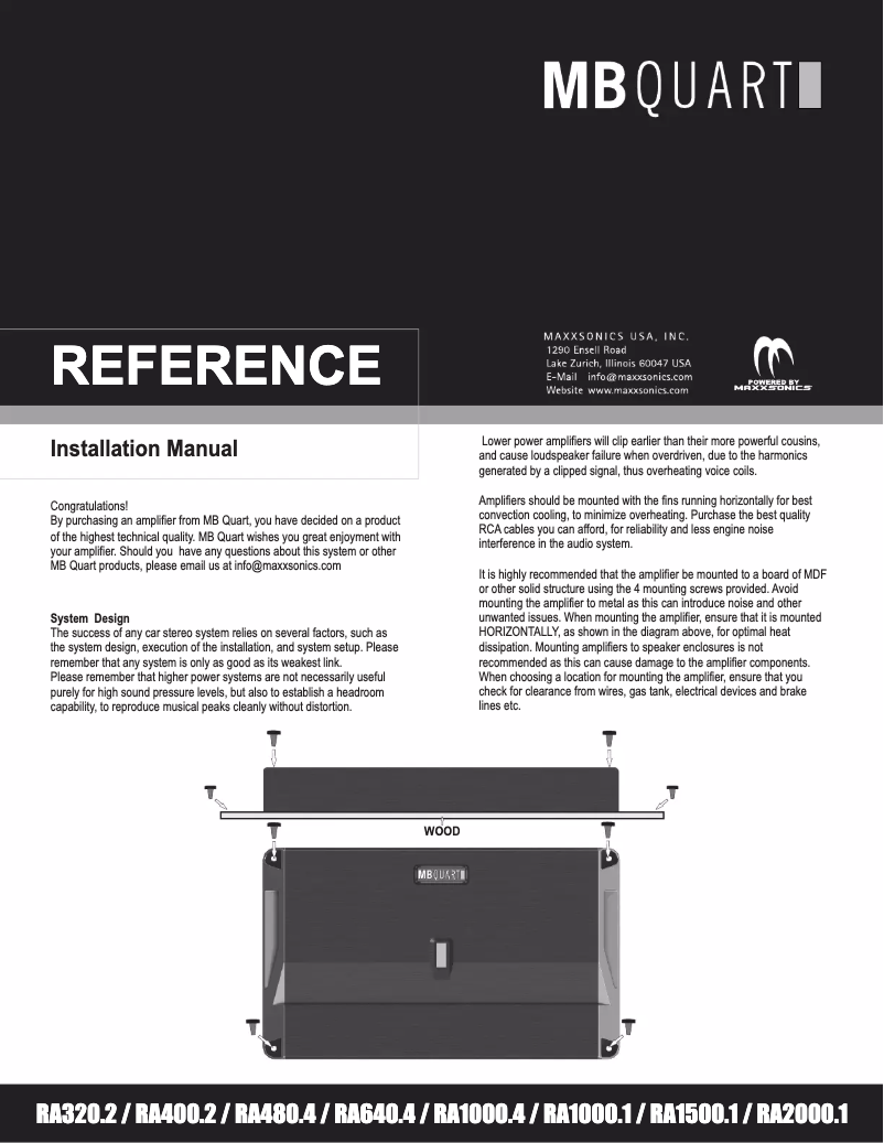 Imagen de la primera página del manual del dispositivo RM1000.1