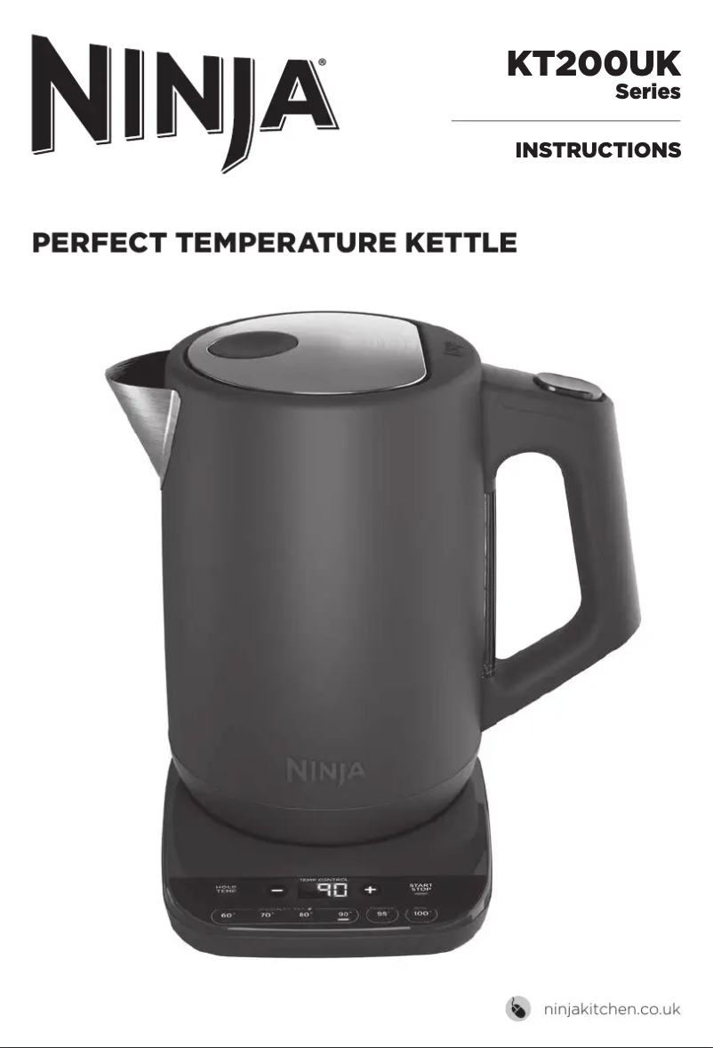 Página 1 del manual Manual de usuario Ninja Perfect Temperature KT200UK