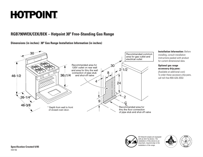 Imagen de la primera página del manual del dispositivo RGB790BEKBB