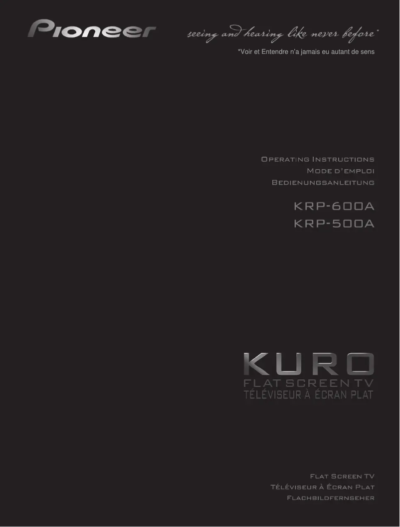 Imagen de la primera página del manual del dispositivo KRP-500AW