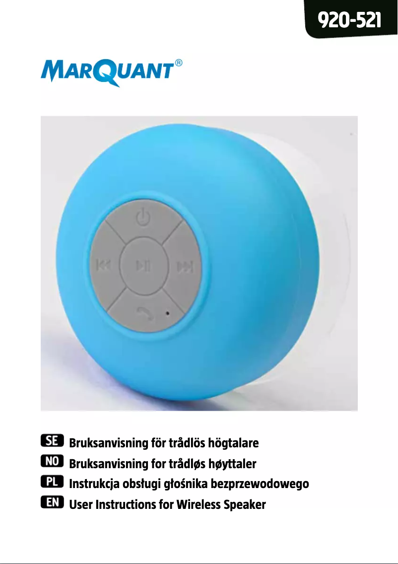 Imagen de la primera página del manual del dispositivo 920-521