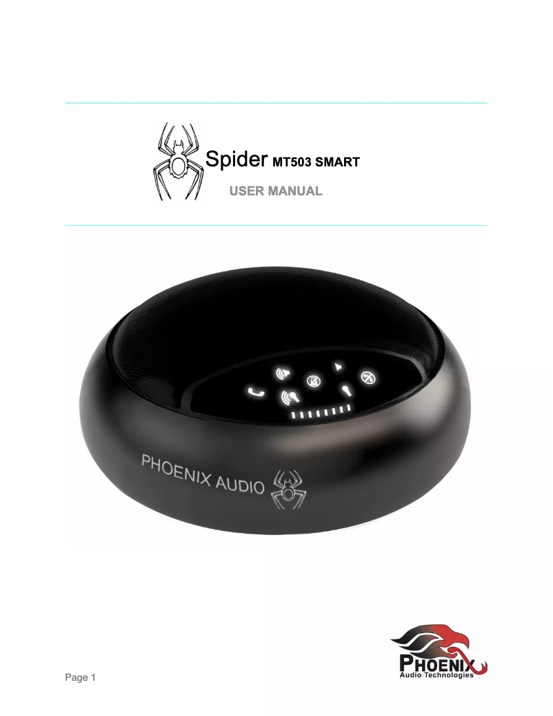 Imagen de la primera página del manual del dispositivo MT503