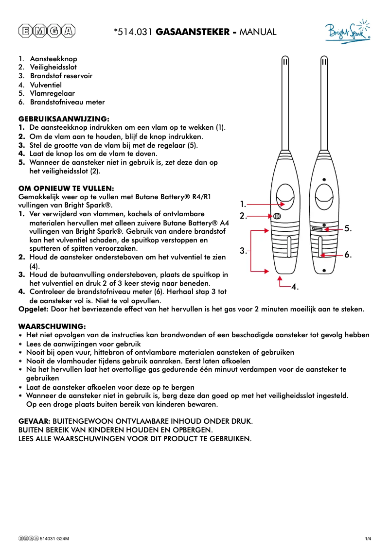 Imagen de la primera página del manual del dispositivo 514031