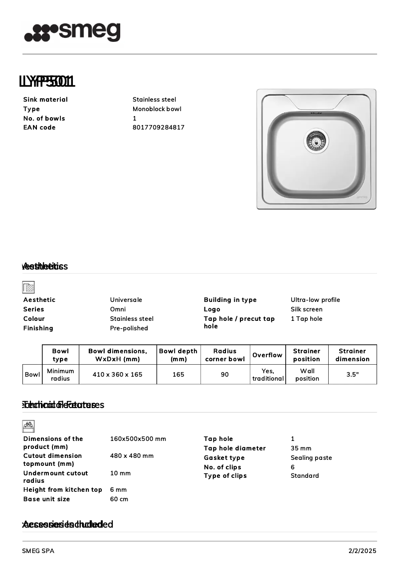 Imagen de la primera página del manual del dispositivo LYP501