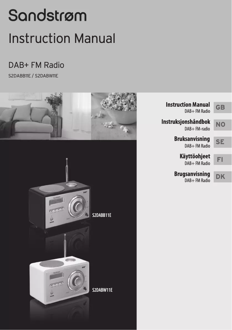 Imagen de la primera página del manual del dispositivo S2DABB11E
