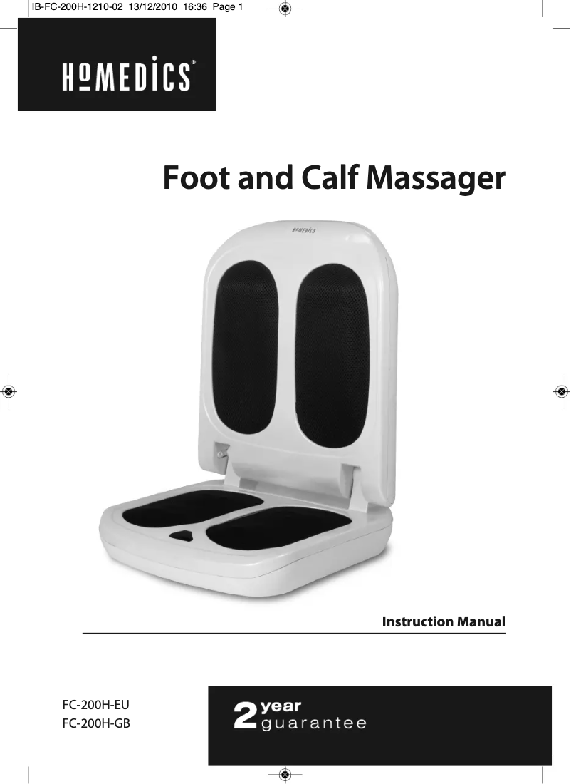 Imagen de la primera página del manual del dispositivo FC 200H-EU