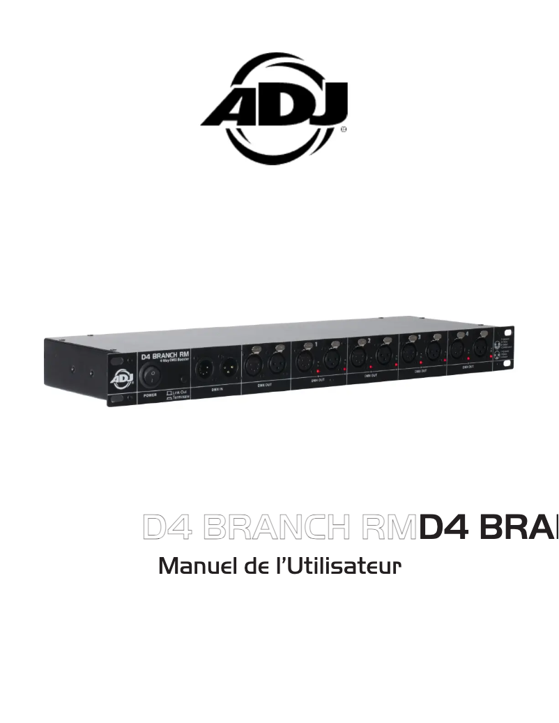 Página 1 del manual Manual de usuario Adj D4 Branch RM