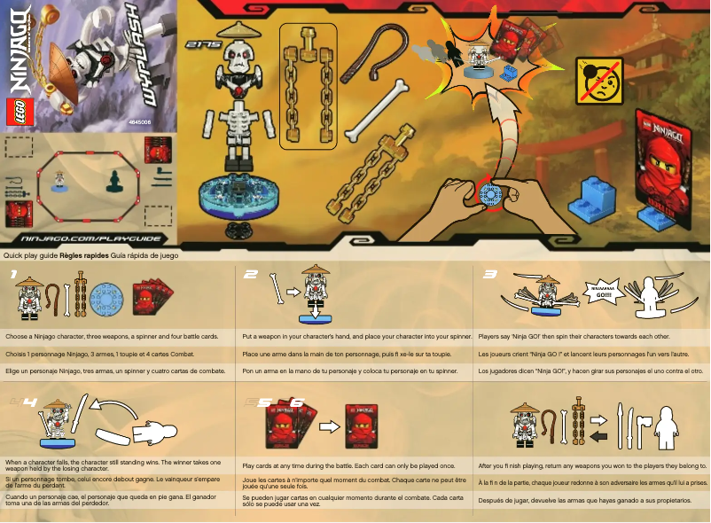 Página 1 del manual Manual de usuario Lego NINJAGO 2175