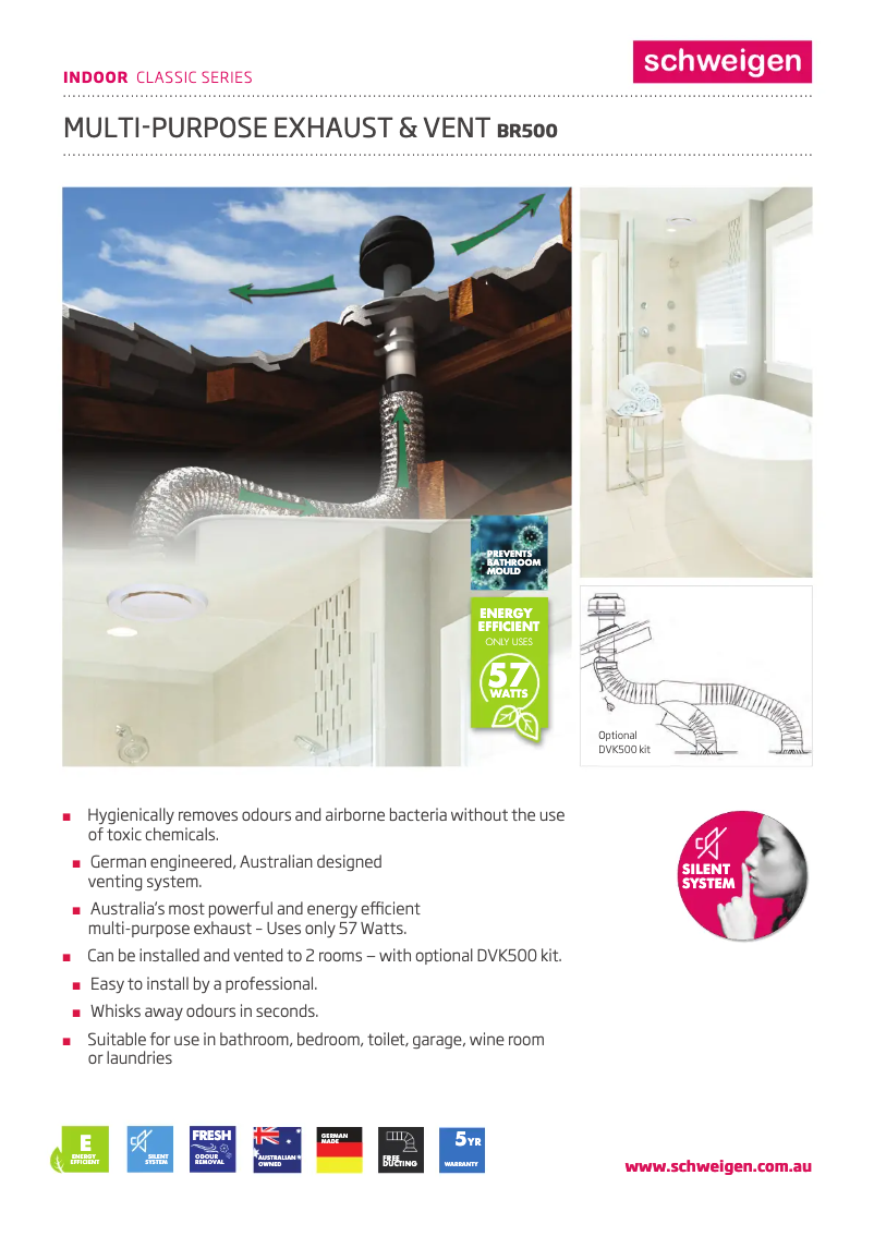 Imagen de la primera página del manual del dispositivo BR500