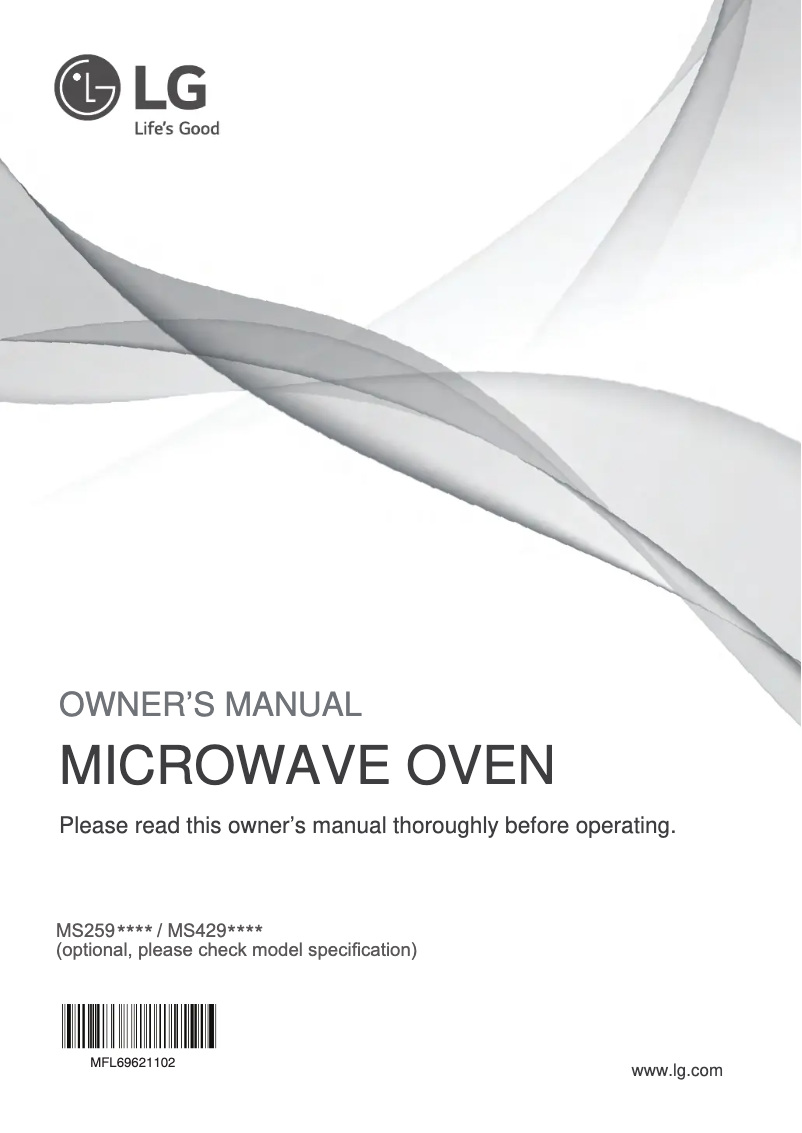 Página 1 del manual Manual de usuario LG NeoChef MS429