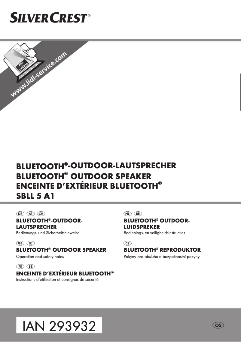 Imagen de la primera página del manual del dispositivo SBLL 5 A1